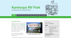 Desktop Screenshot of kamloopsrvpark.ca